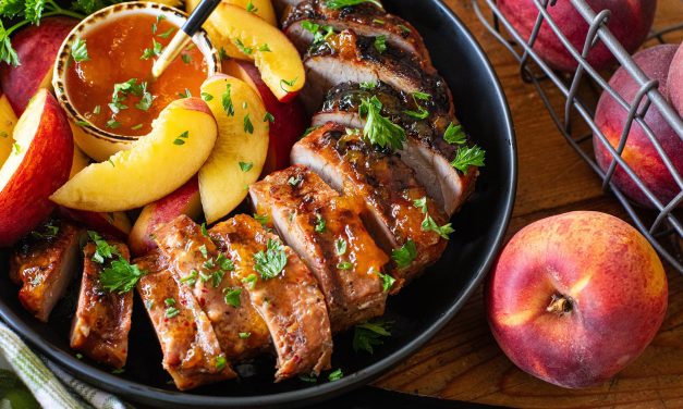 Hatfield Marinated Pork Is BOGO – Stock Up For Easy Summer Meals (Like My Peach Glazed Grilled Honey Garlic Teriyaki Pork Tenderloin)