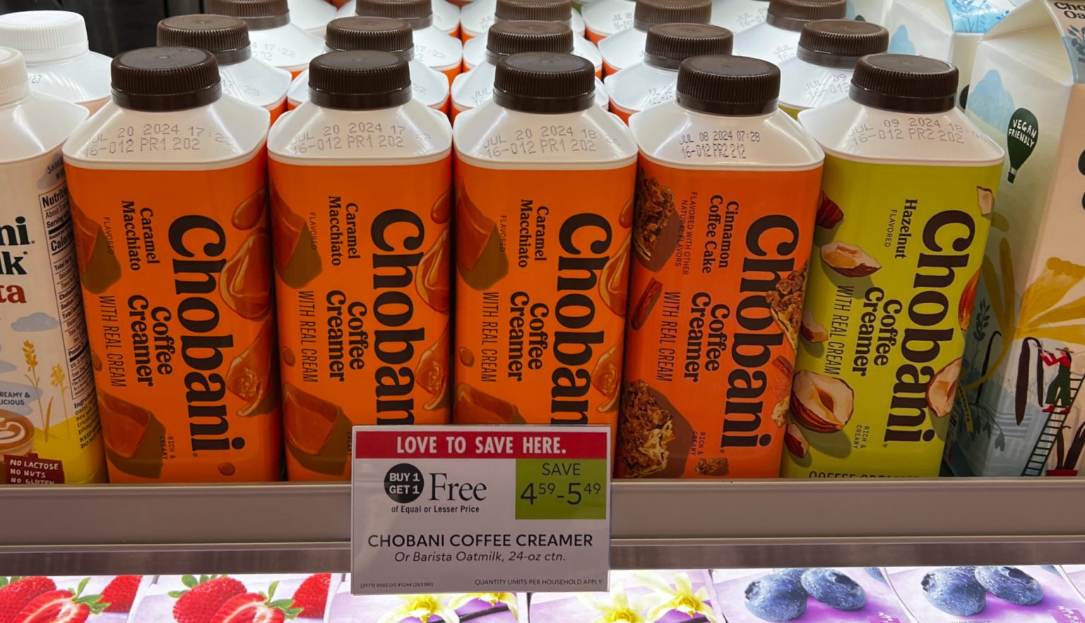 Grab Chobani Coffee Creamer As Low As 2.25 At Publix iHeartPublix