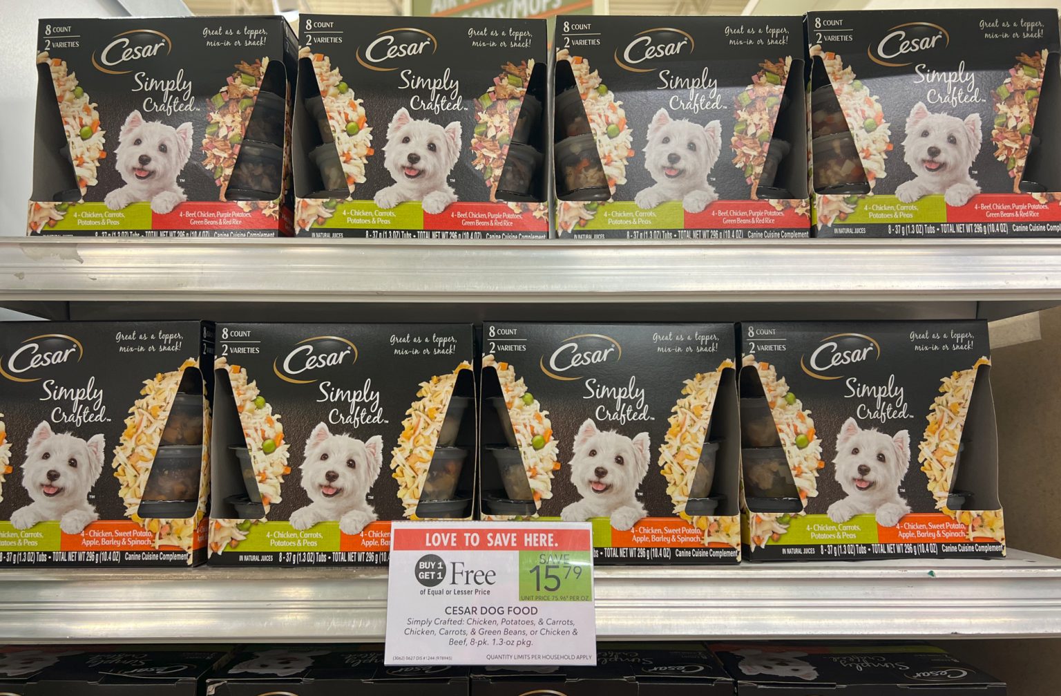 Get The Cesar Simply Crafted Dog Food Packs As Low As 2.90 At Publix iHeartPublix