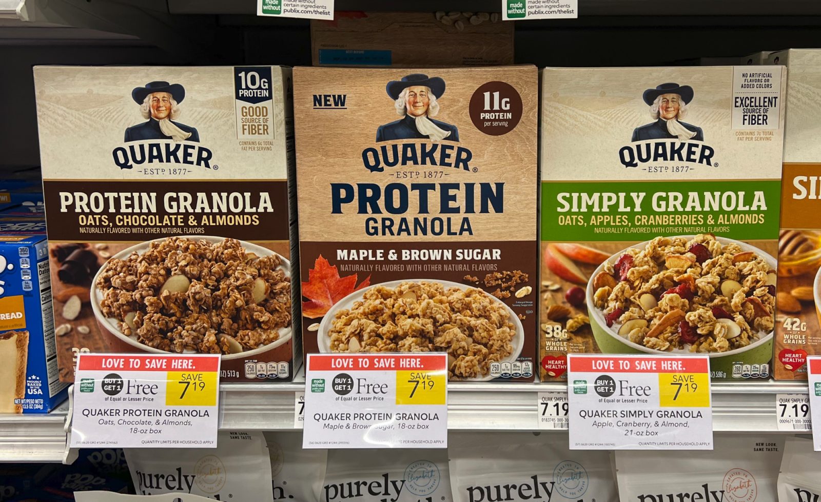 Quaker Protein Granola Just 2.35 Per Box At Publix iHeartPublix