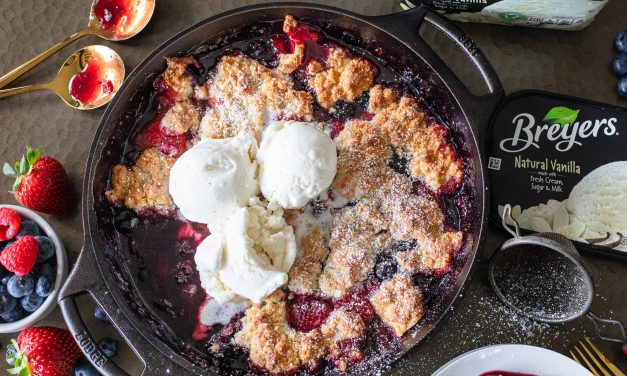 Stock Up On Breyers For A Delicious Berry Cobbler A La Mode – BOGO Savings At Publix