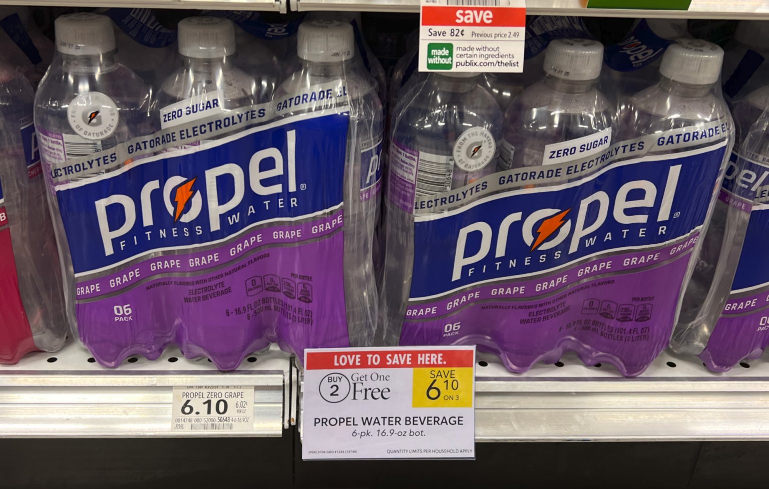 Get The 6Packs Of Propel Water For Just 3.07 At Publix (Regular Price