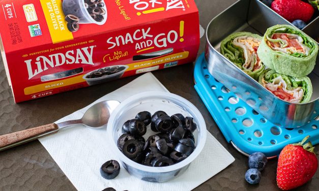 Lindsay Snack and Go! Olives 4-Pack Just $2.54 At Publix