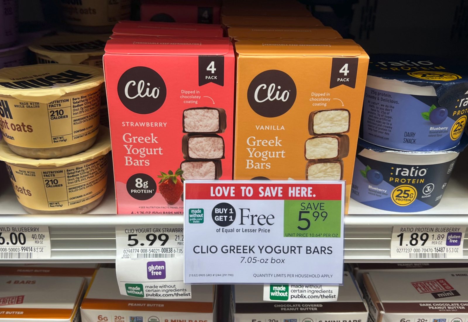Get Clio Greek Yogurt Bar Multipacks As Low As $1.50 At Publix ...