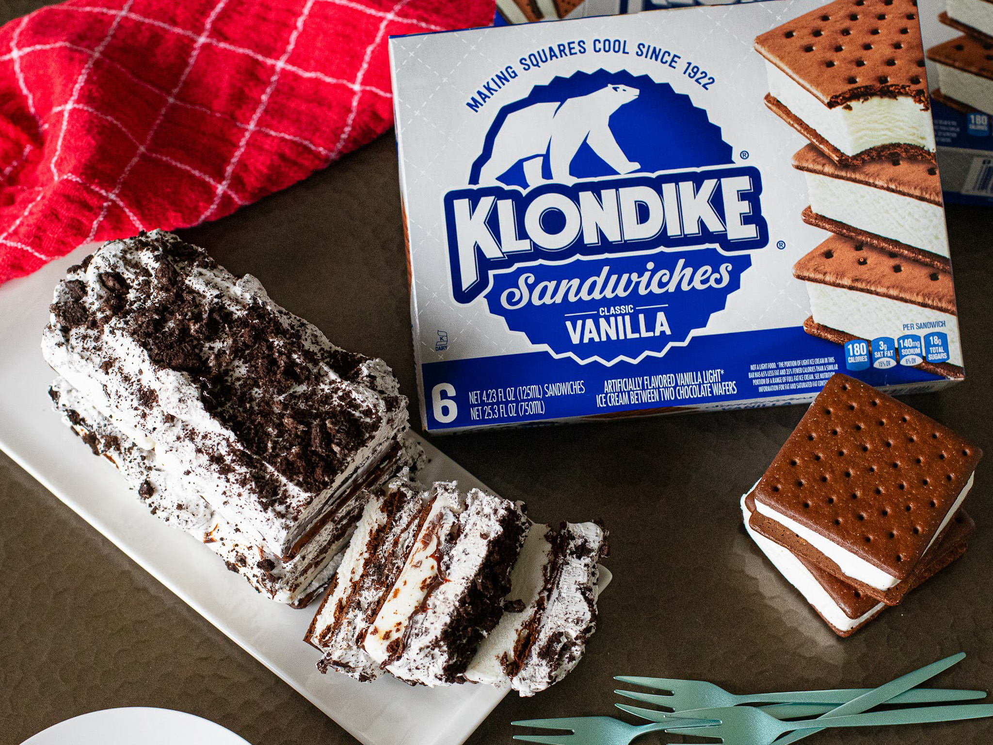 Klondike Ice Cream Sandwich Cake