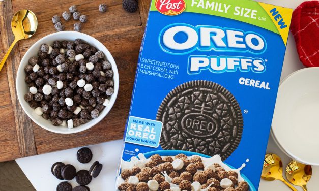 Post Oreo Puffs Cereal As Low As 78¢ At Publix