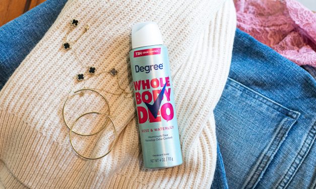 Degree Whole Body Spray As Low As $5.99 At Publix