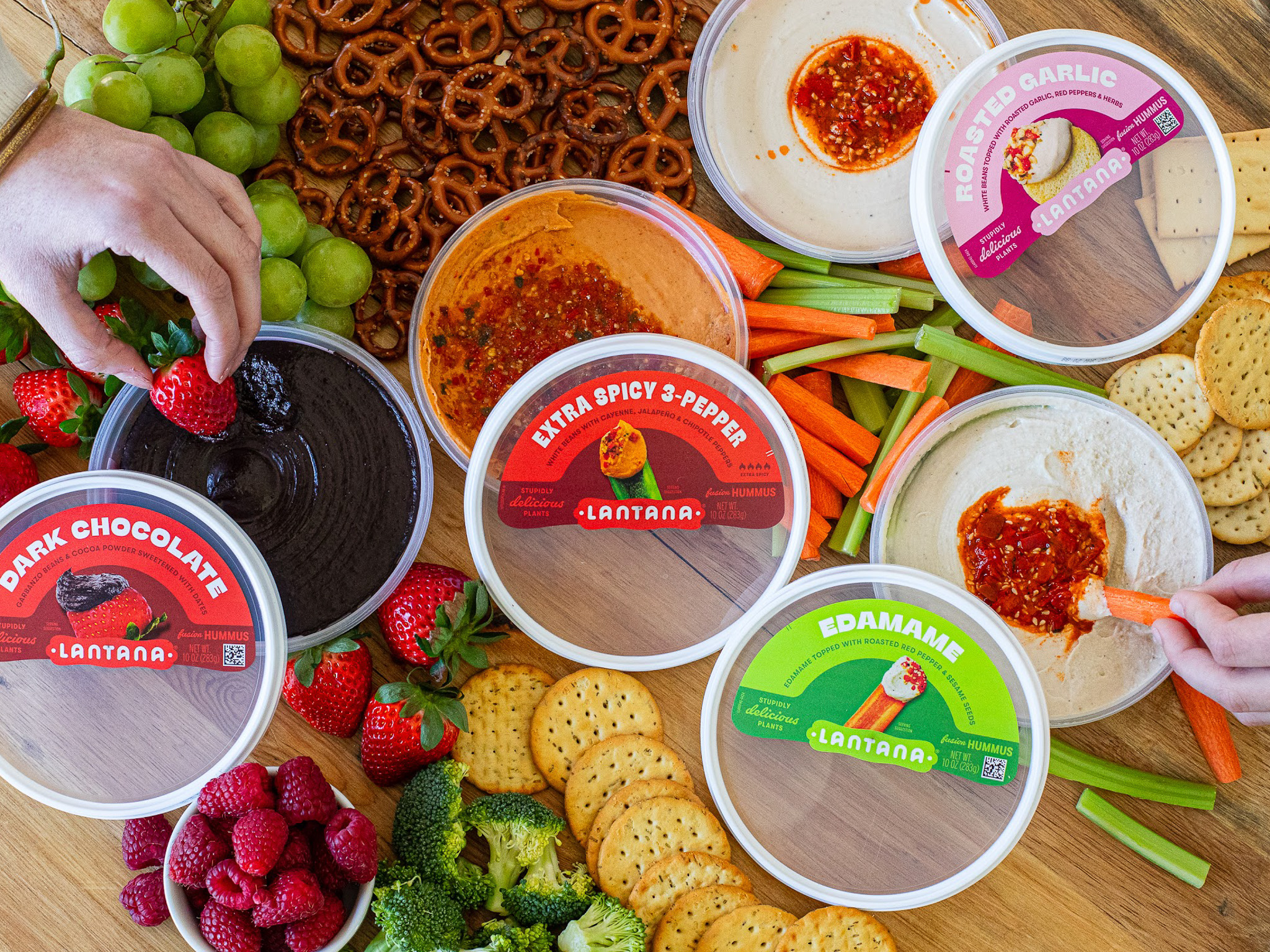 Lantana HUmmus Spicy to Sweet