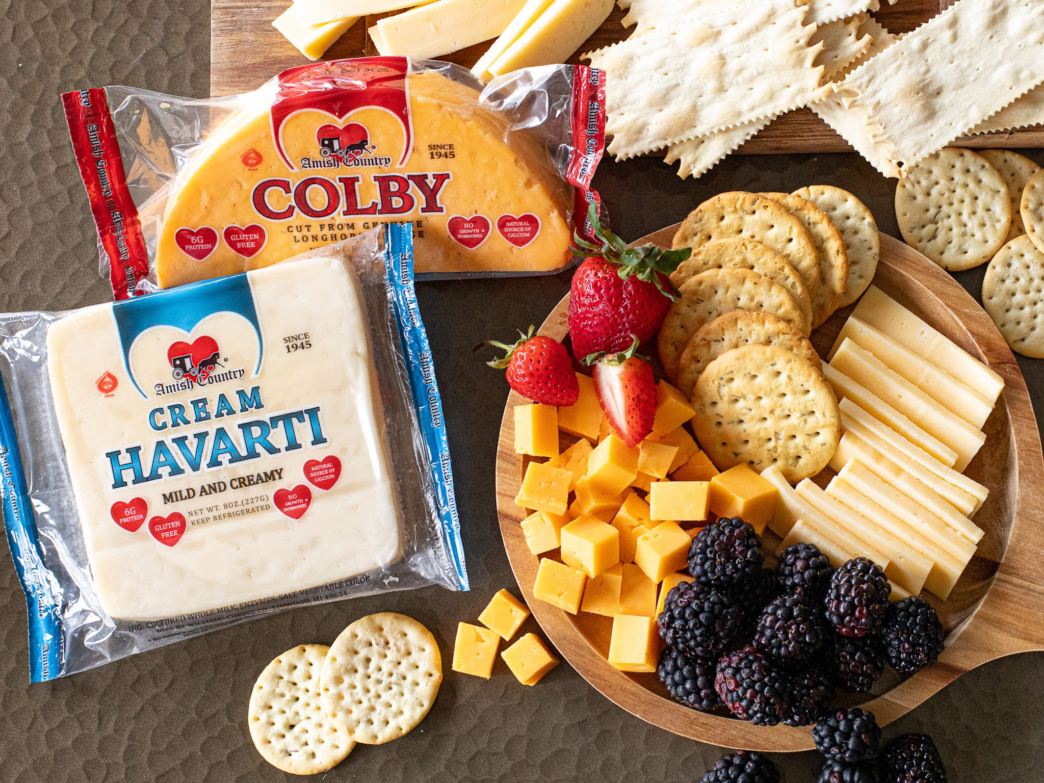 Amish Country Cheese- colby-Havarti