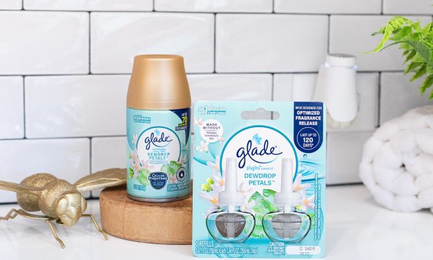 Freshen Up Your Home With Glade® Dewdrop Petals – Save $1.50 At Publix!
