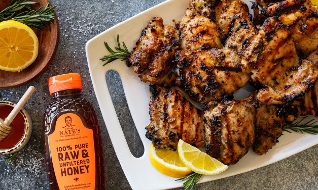 Save $2.50 On Nate’s 100% Raw & Unfiltered Honey & Elevate Your Grilling Game