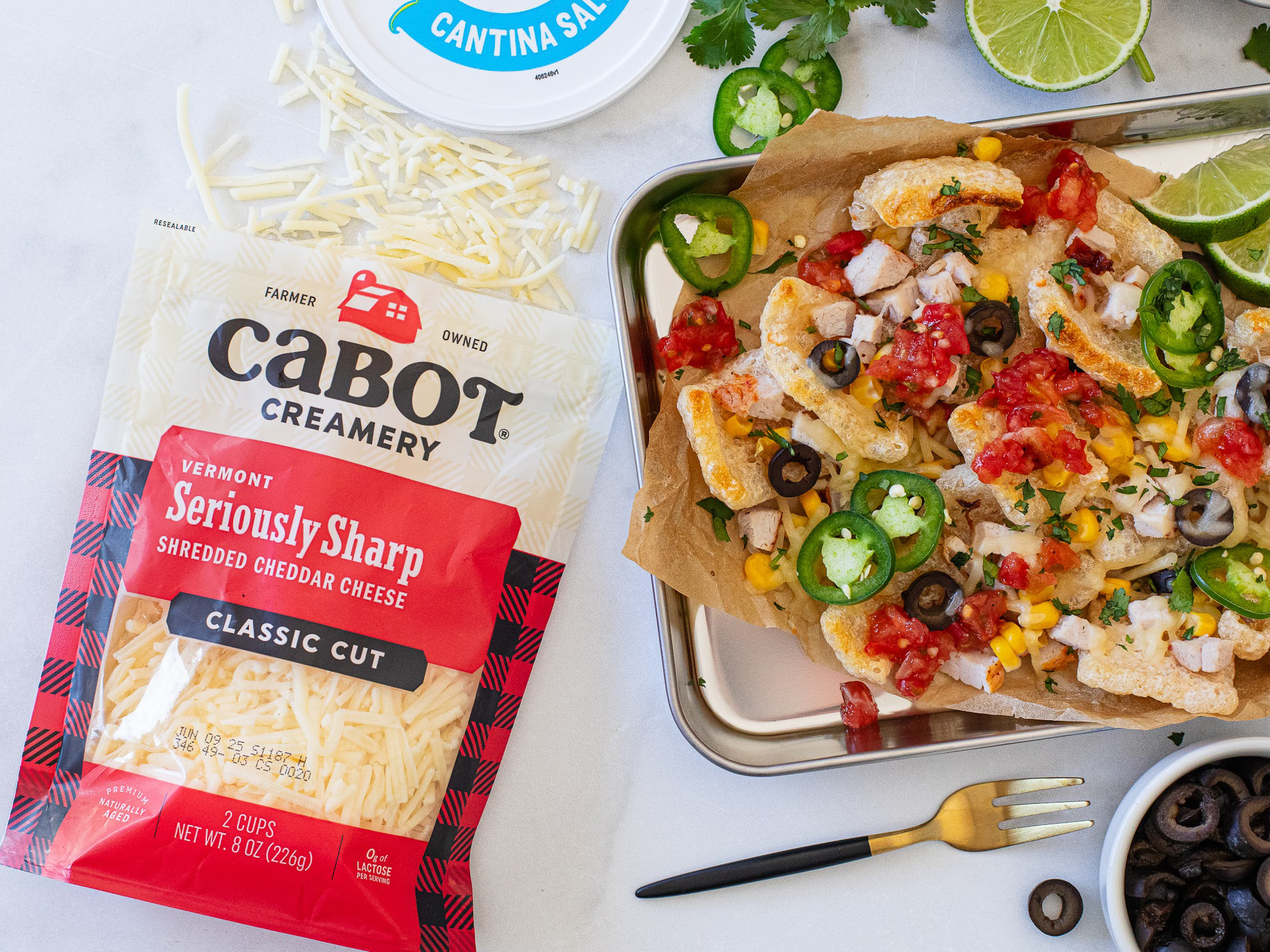 Cabot shredded cheese