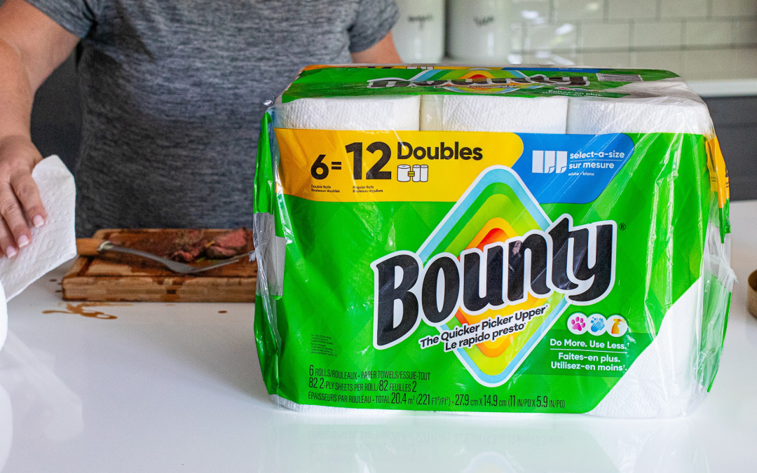 Bounty Paper Towels Are As Low As $8.74 At Publix (Regular Price $17.99!)