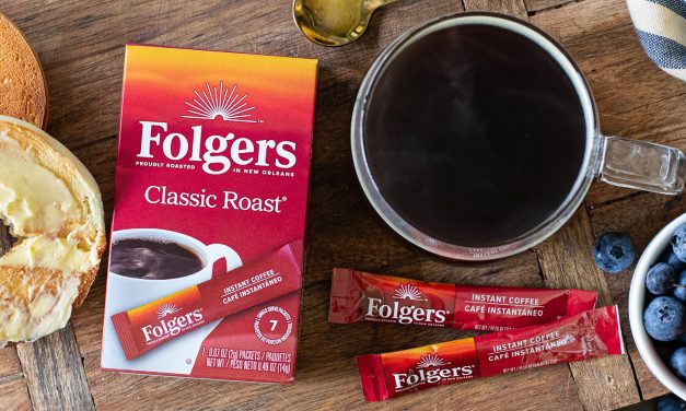 Folgers Instant Coffee Sticks As Low As 74¢ At Publix