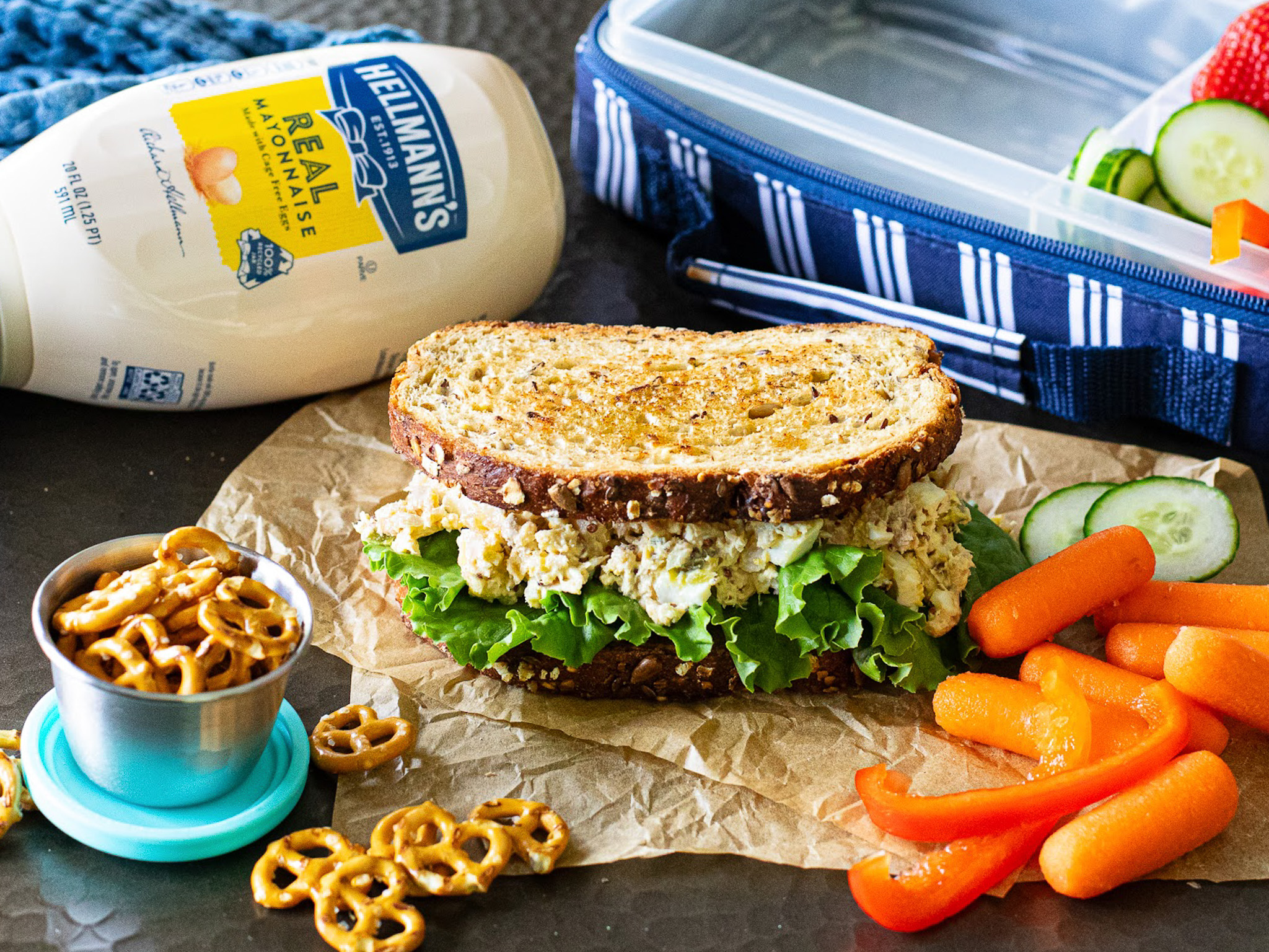 Hellmann’s Tuna Egg Salad sandwich