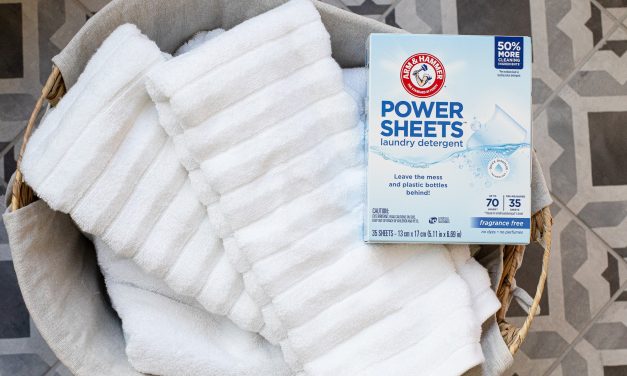 Arm & Hammer Power Sheets As Low As $6.99 At Publix (Regular Price $11.59)