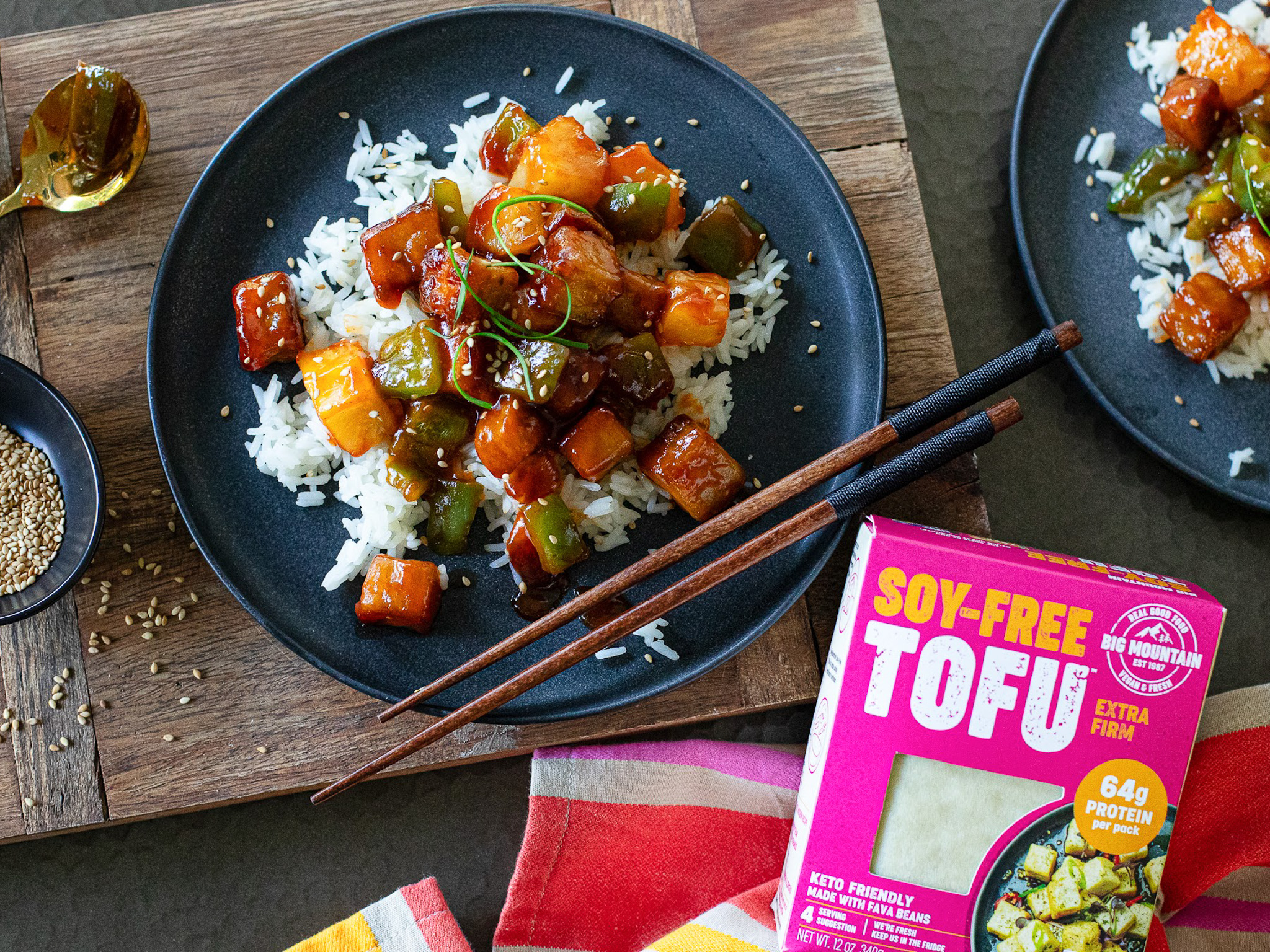 Big Mountain Sweet & Sour Crispy BAKED Tofu