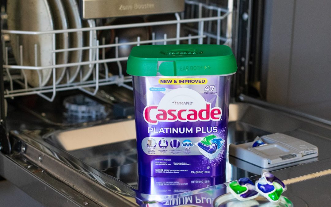 Cascade Dishwasher Detergent Tubs As Low As $16.99 At Publix – Save $6
