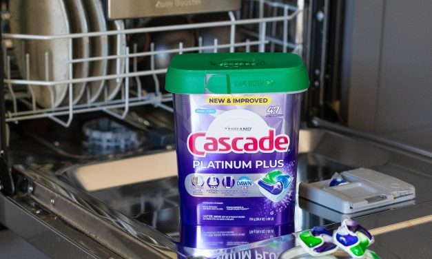 Cascade Dishwasher Detergent Tubs As Low As $16.99 At Publix – Save $6