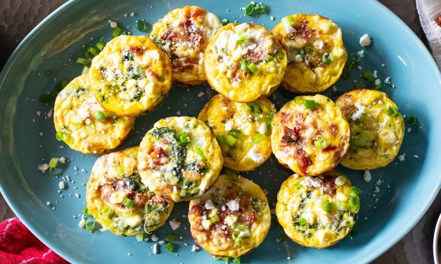 Stock Up On BOGO Hatfield Bacon For The Ultimate Make-Ahead Breakfast – Bacon, Spinach & Feta Egg Cups