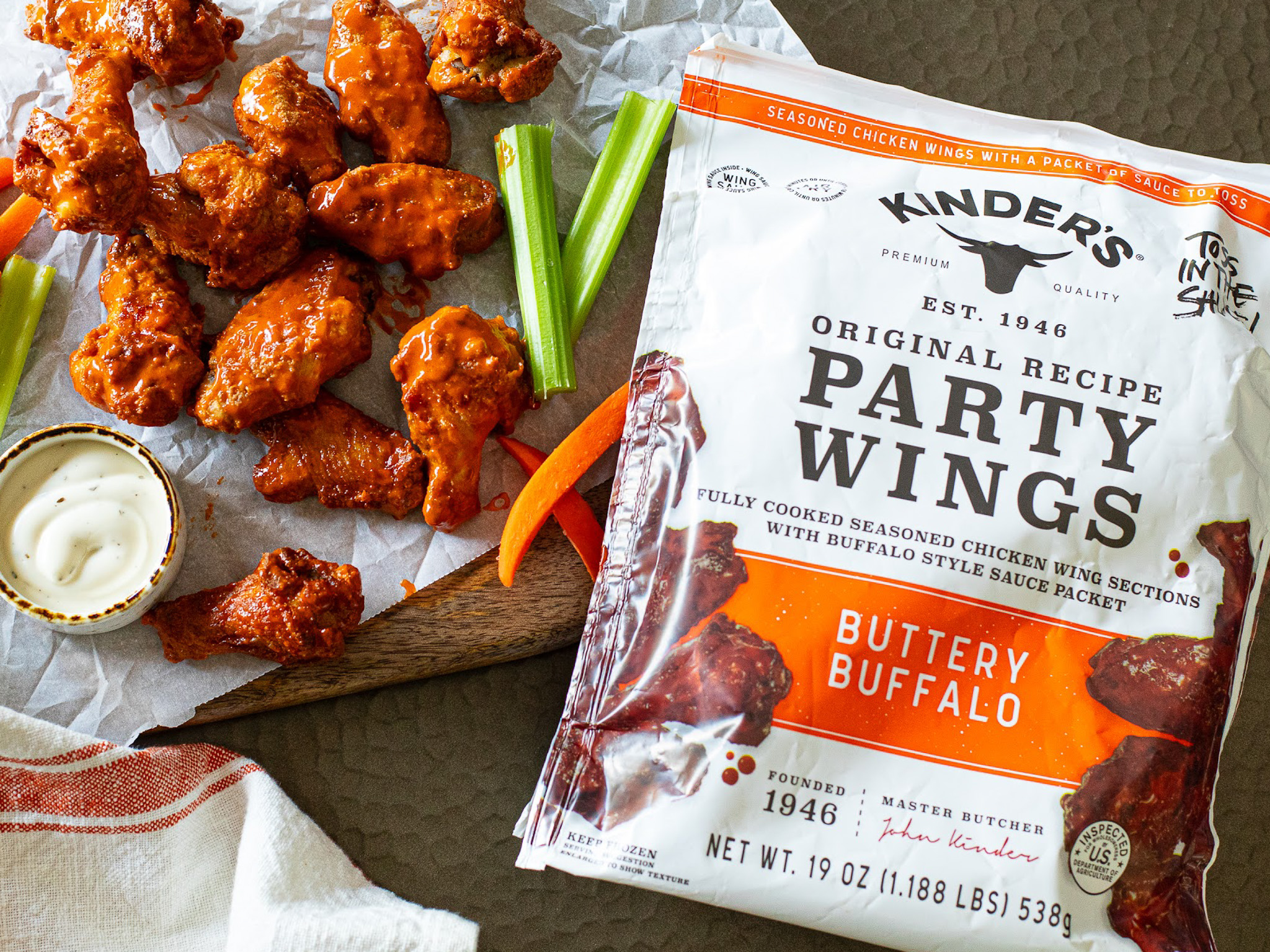 Kinder’s Chicken Wings