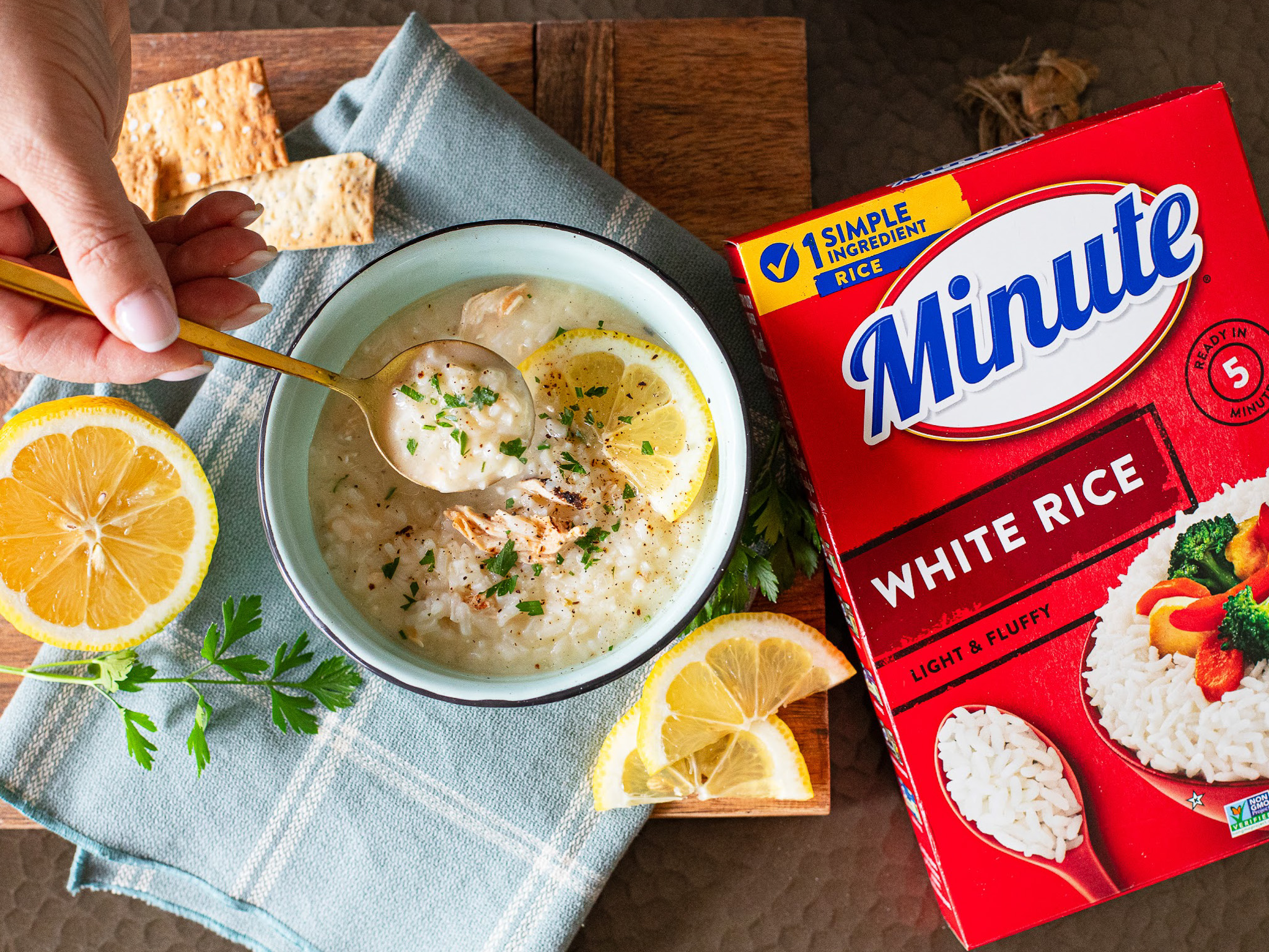 Minute Rice avgolemono