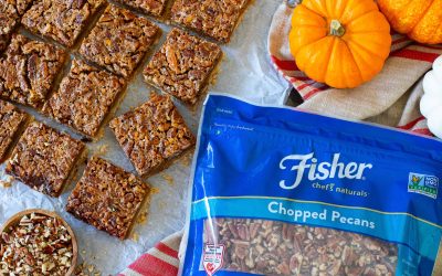 Bake Up Easy Pecan Pie Bars For A Perfect Thanksgiving – Grab Savings On Fisher® Pecans At Publix