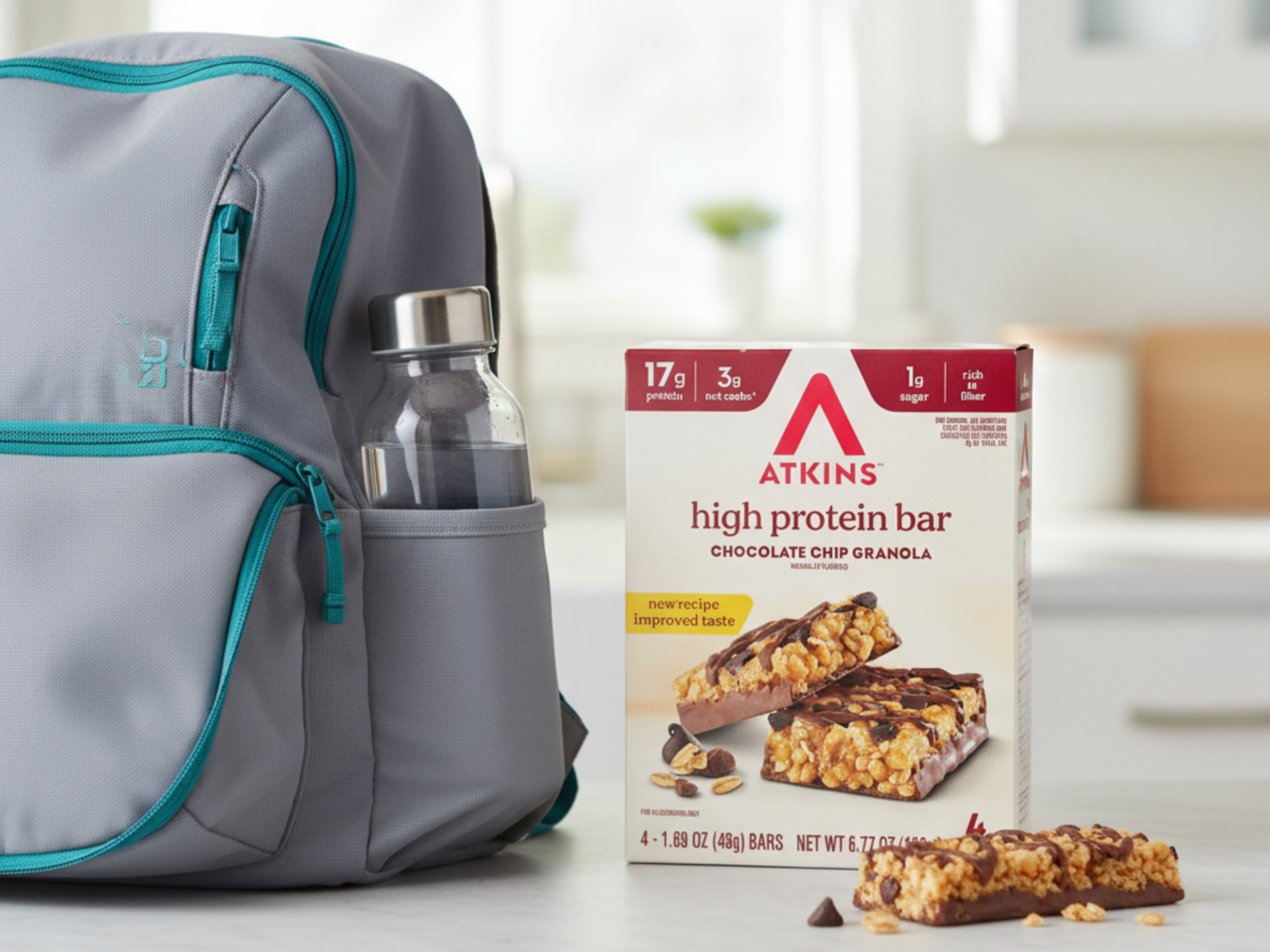 atkins high protein bars