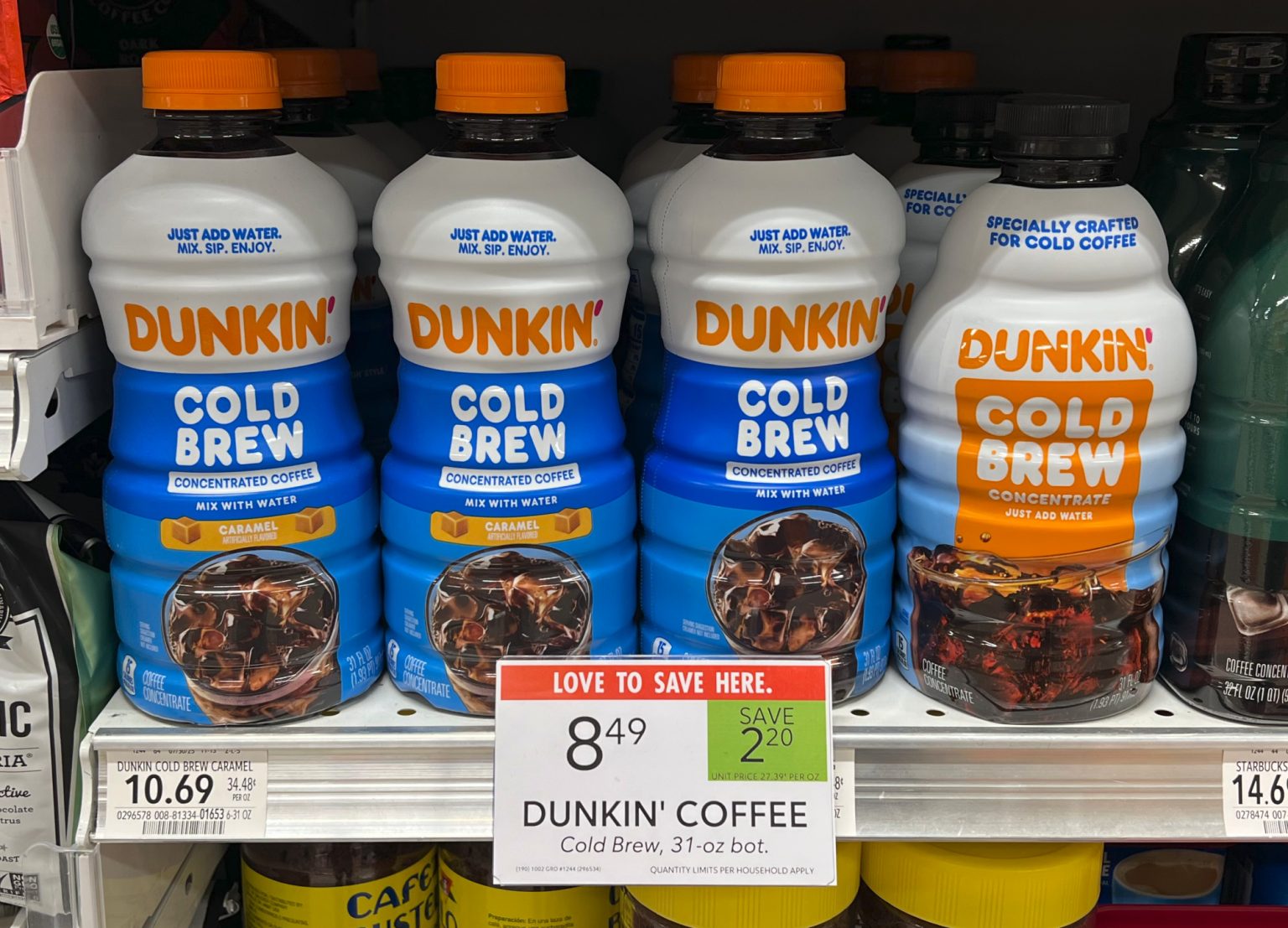 Dunkin Cold Brew Concentrated Coffee Just $4.24 At Publix (Regular ...