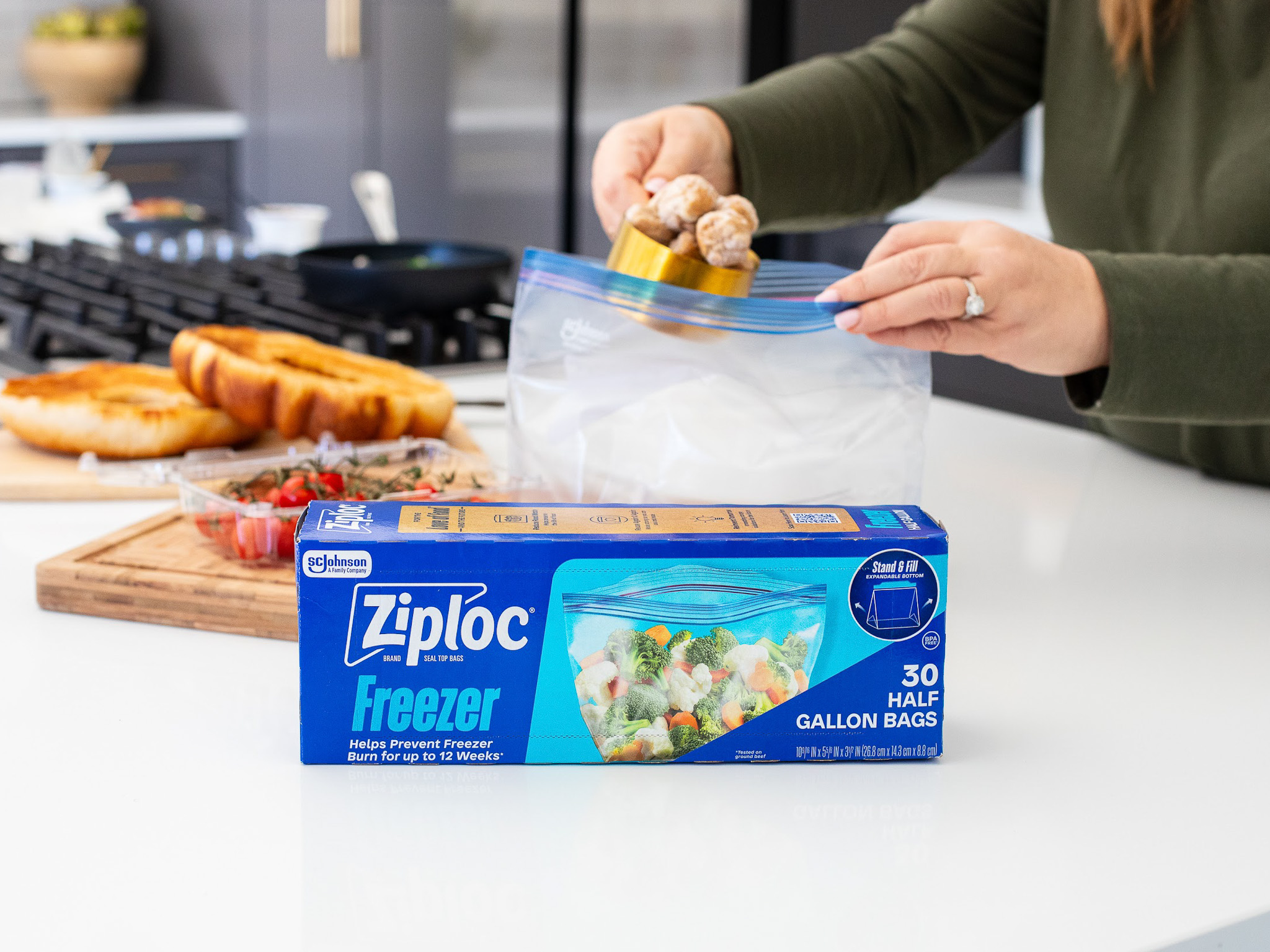 Ziploc Freezer