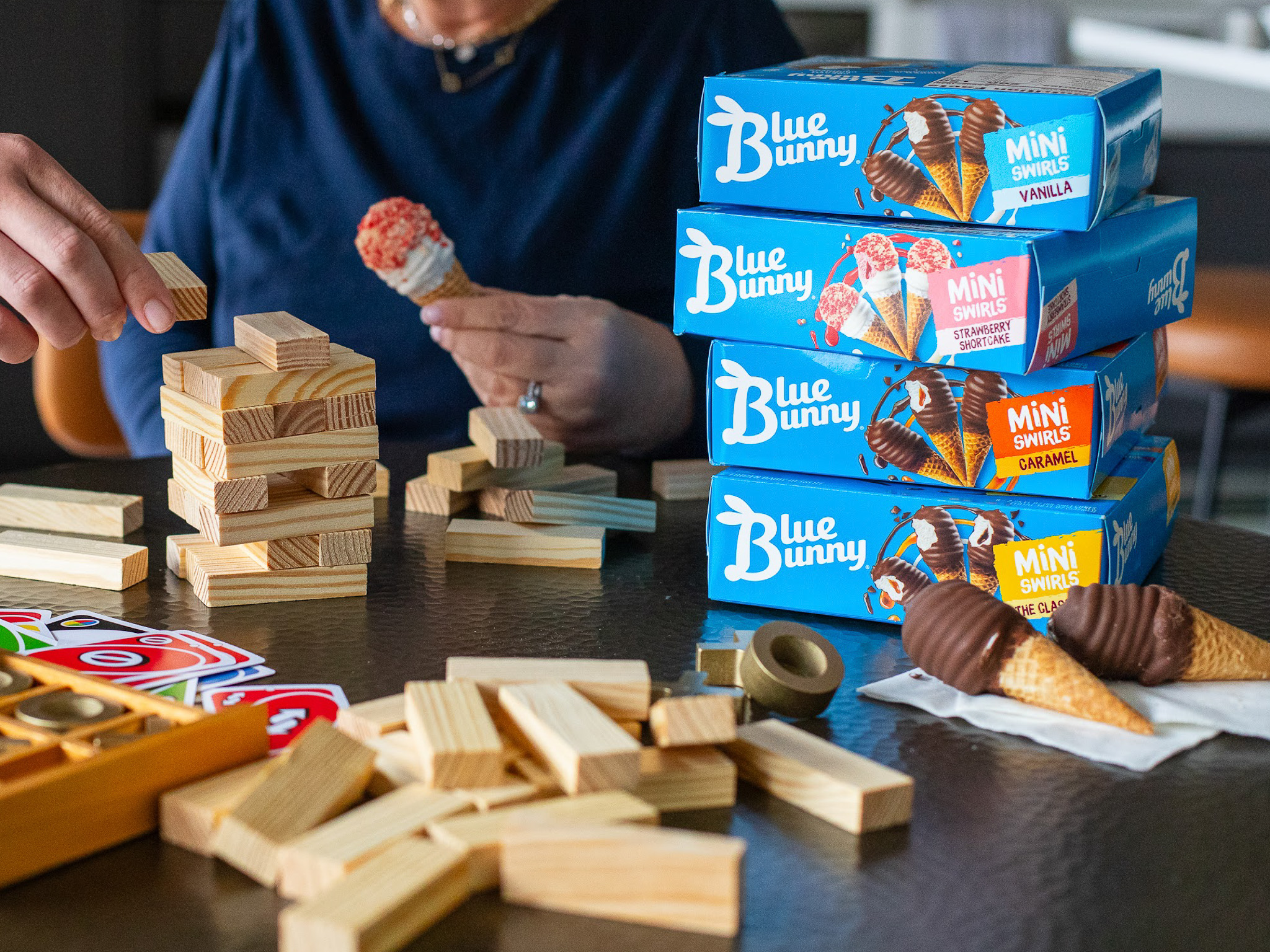 Blue Bunny Swirl Boxes