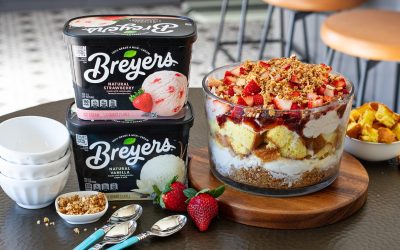 Sweeten Your Valentine’s Day With BOGO Breyers & A Strawberry Cookie Butter Ice Cream Cake!