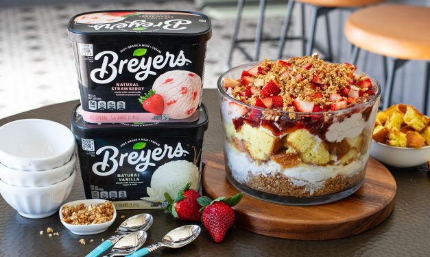 Sweeten Your Valentine’s Day With BOGO Breyers & A Strawberry Cookie Butter Ice Cream Cake!