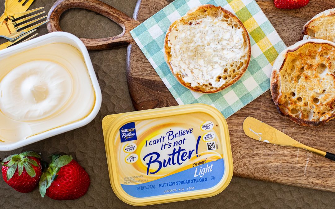 I Can’t Believe It’s Not Butter! As Low As 93¢ At Publix