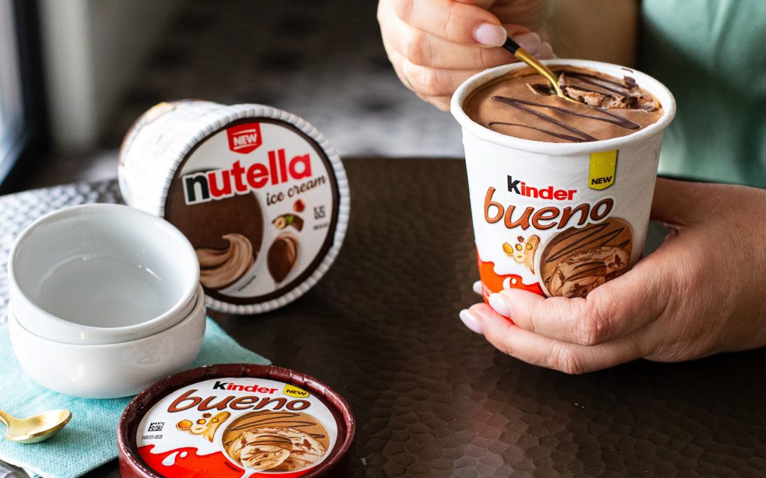 New Kinder Bueno Frozen Dessert And Nutella Ice Cream Are On Sale At Publix