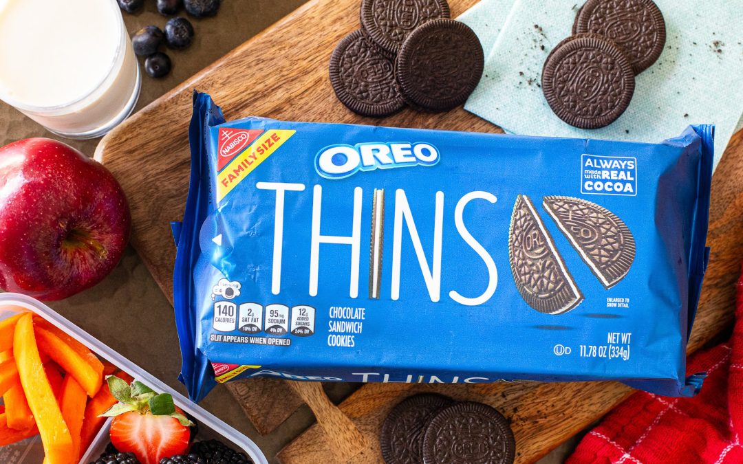 Grab Family Size Packages Of Oreos Thins For $2 At Publix