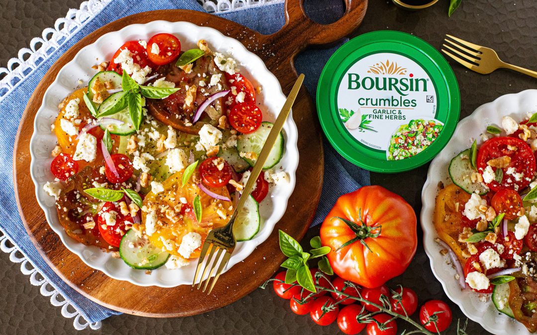 Enjoy Effortless Summer Flavor With Boursin® Crumbles – On Sale 2 For $8 At Publix