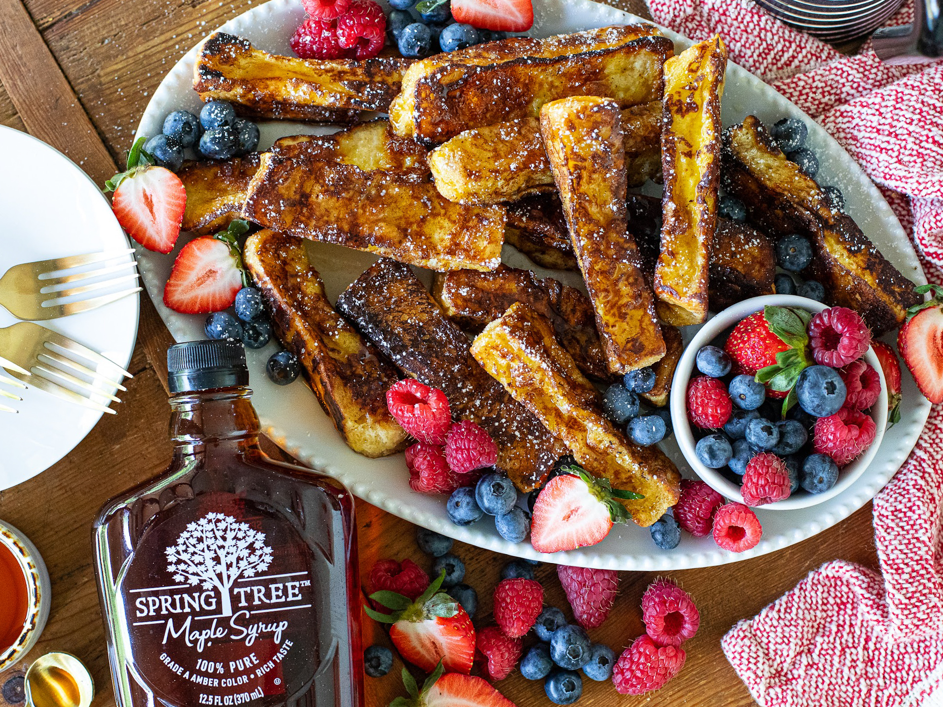 Spring Tree French Toast Sticks-