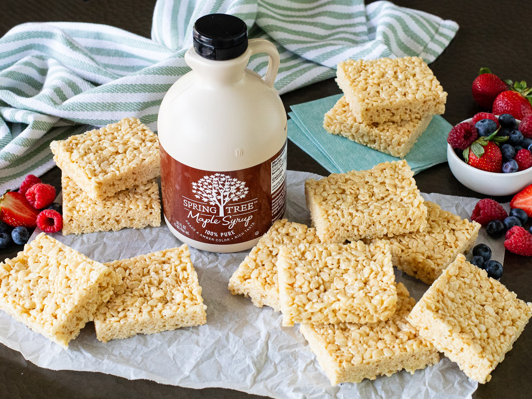 Spring Tree Maple Rice Krispies Treats-2