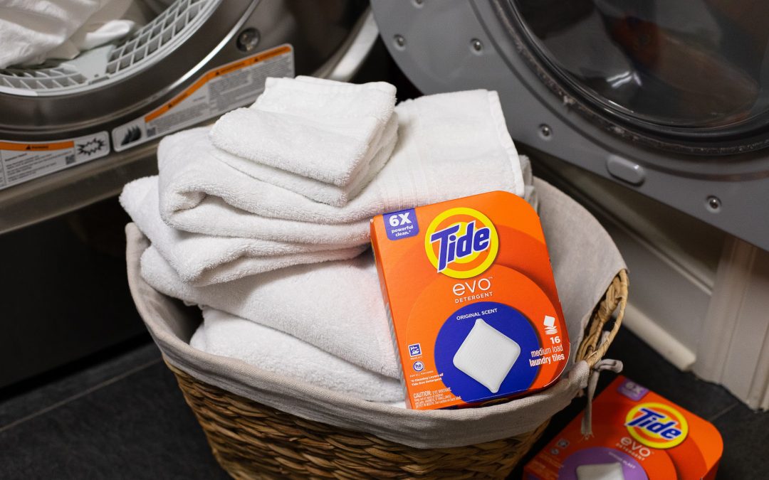 Tide Evo Laundry Tiles 16-Count Just $7.99 At Publix (Regular Price $11.99)