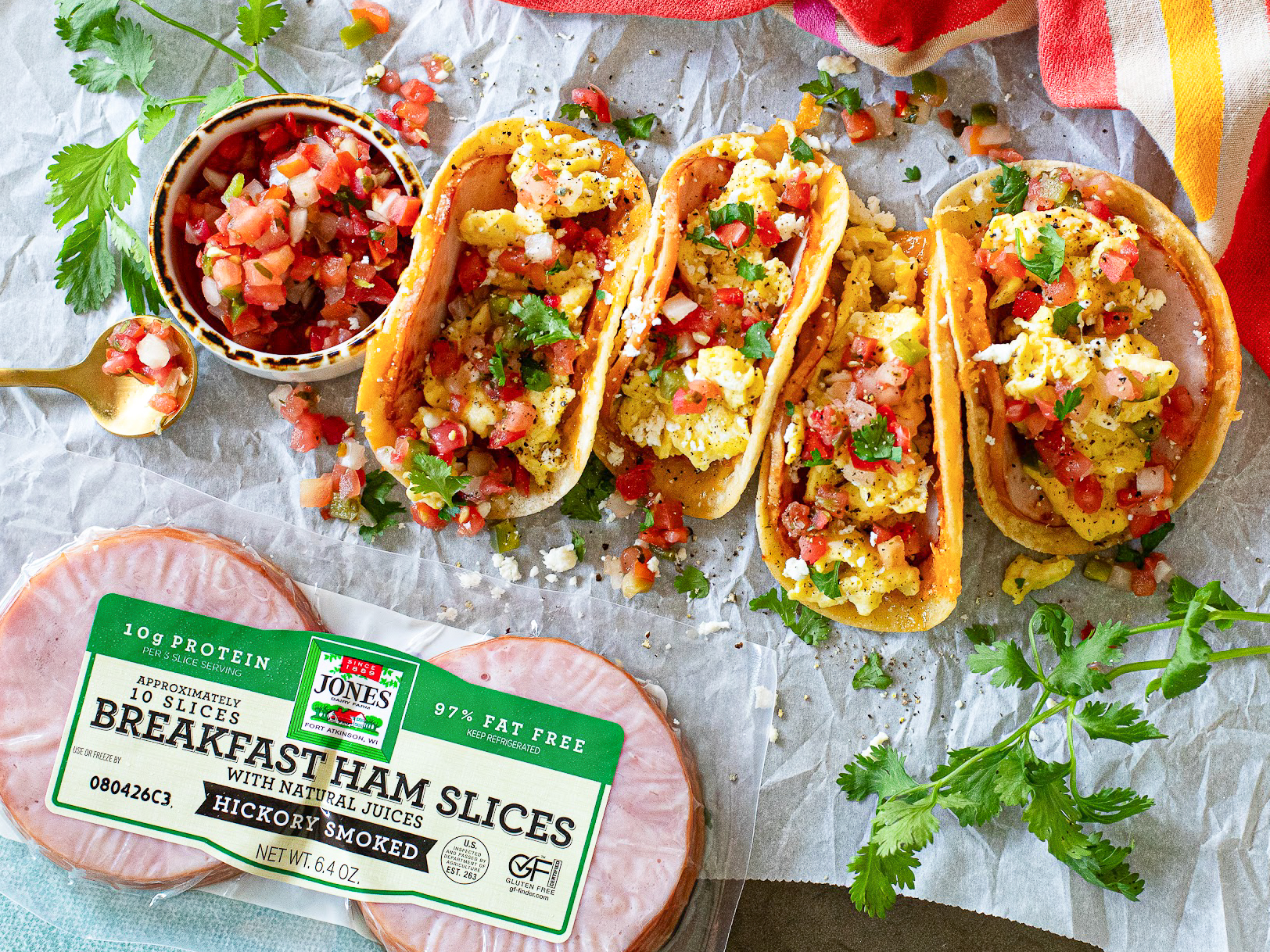 Jones Dairy Farm Canadian Breakfast Tacos