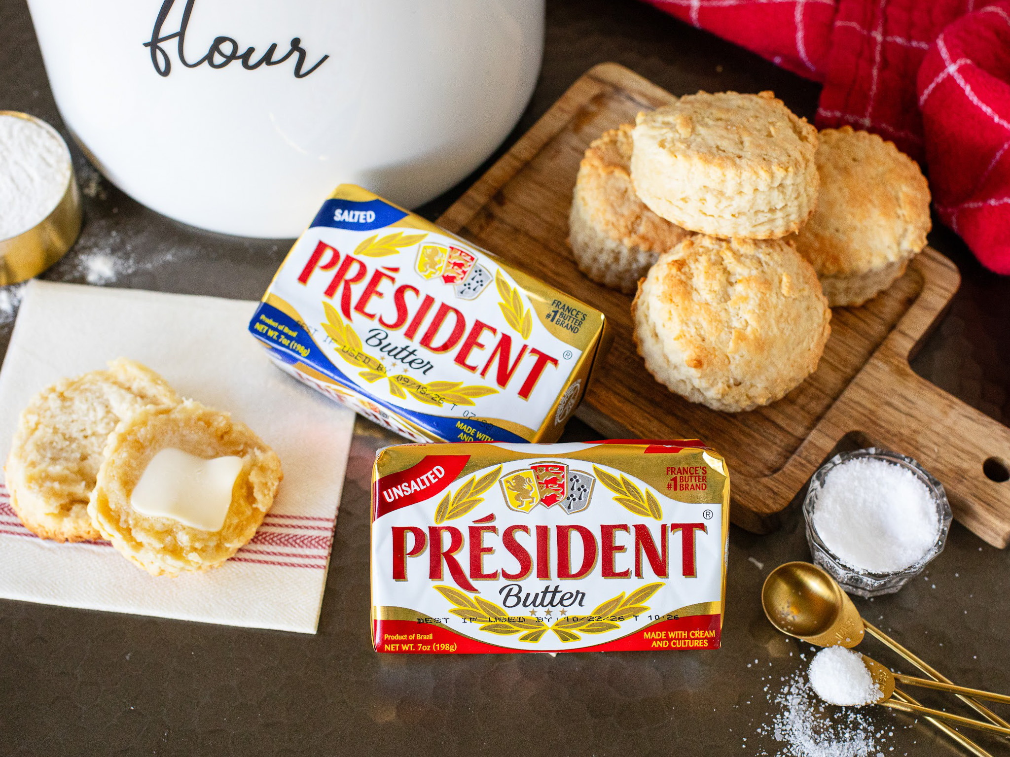 President Butter-biscuits buttered
