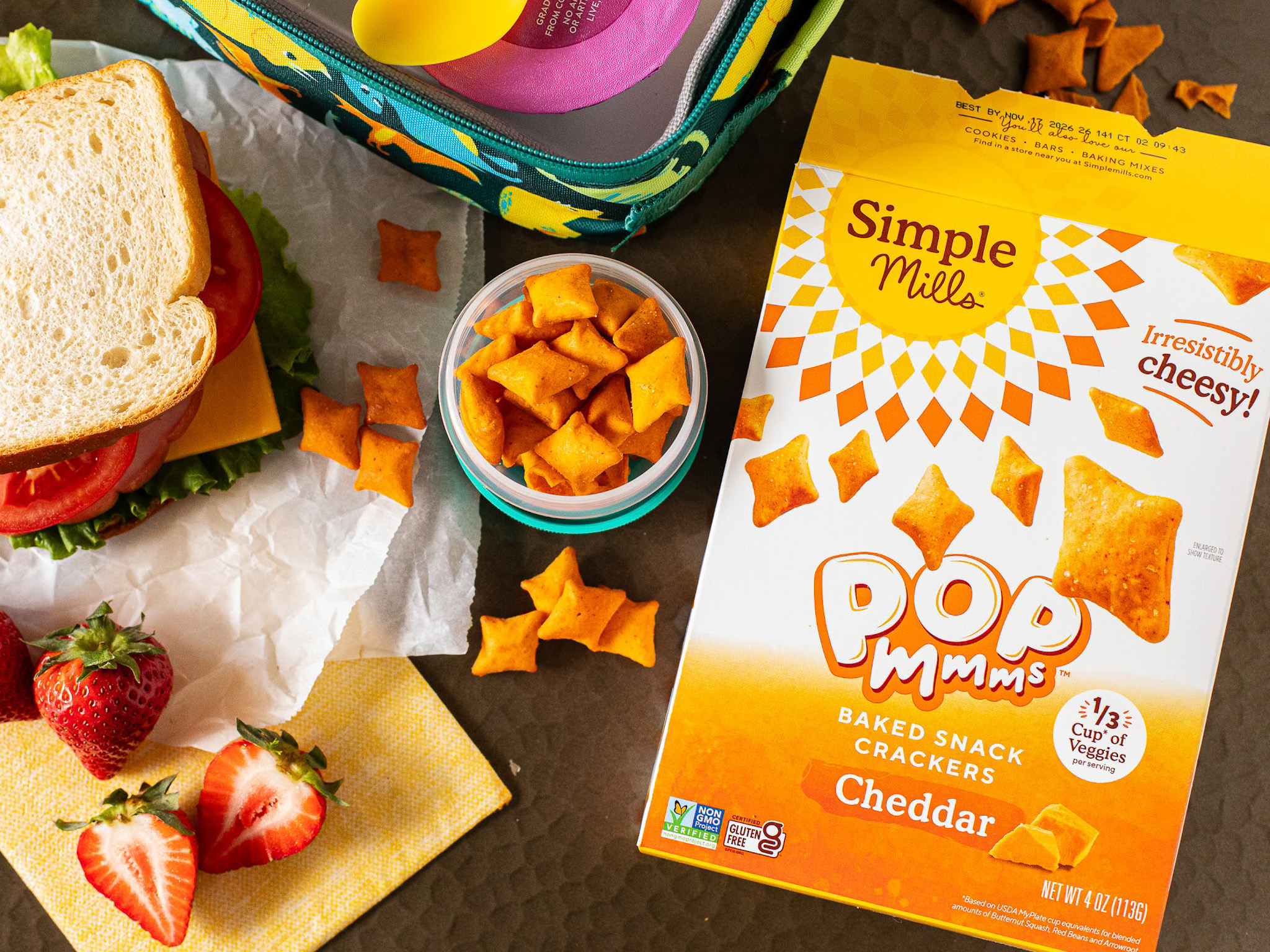 Simple Mills PopMmms Cheddar