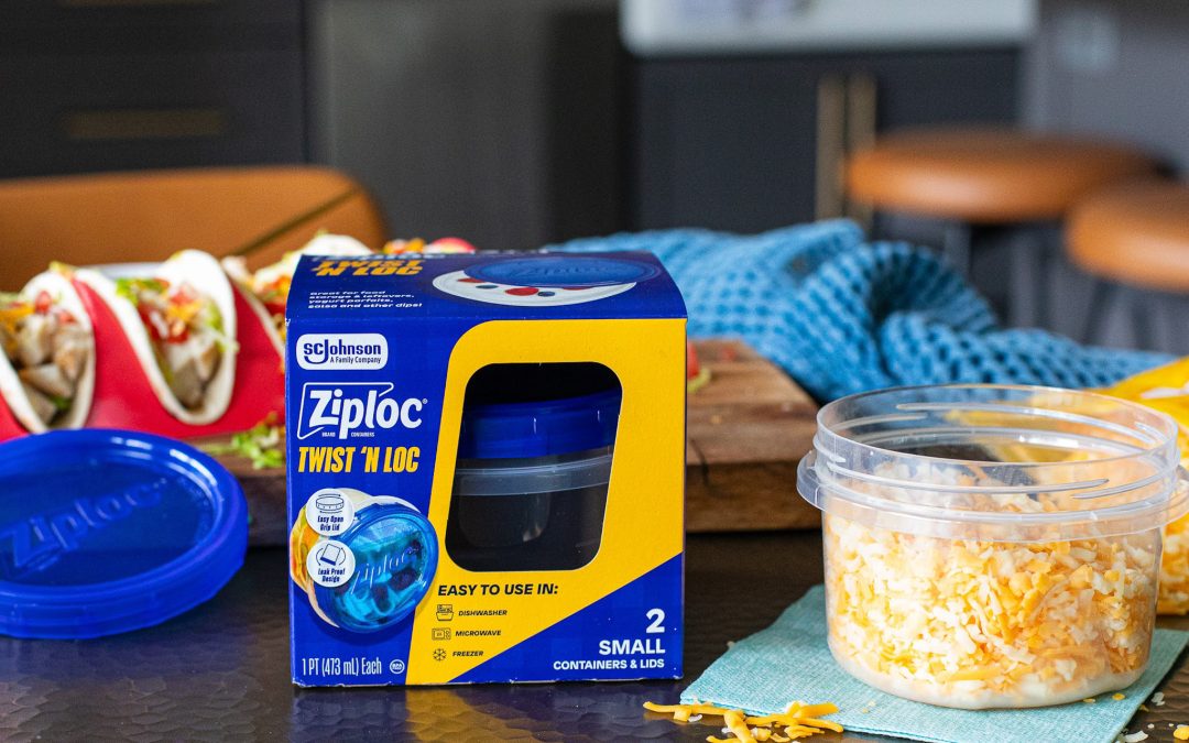 2-Pack Of Ziploc Twist ‘N Loc Containers As Low As $2.99 At Publix