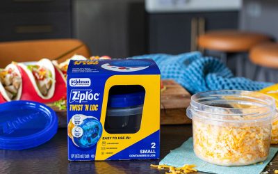 2-Pack Of Ziploc Twist ‘N Loc Containers As Low As $2 At Publix