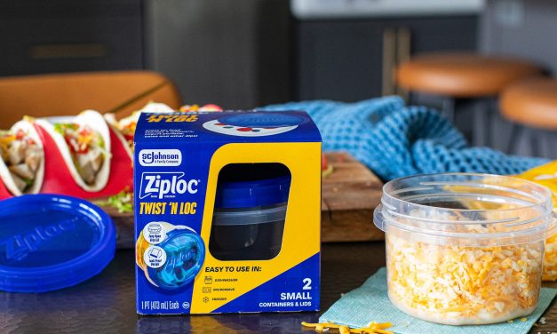 2-Pack Of Ziploc Twist ‘N Loc Containers As Low As $2 At Publix